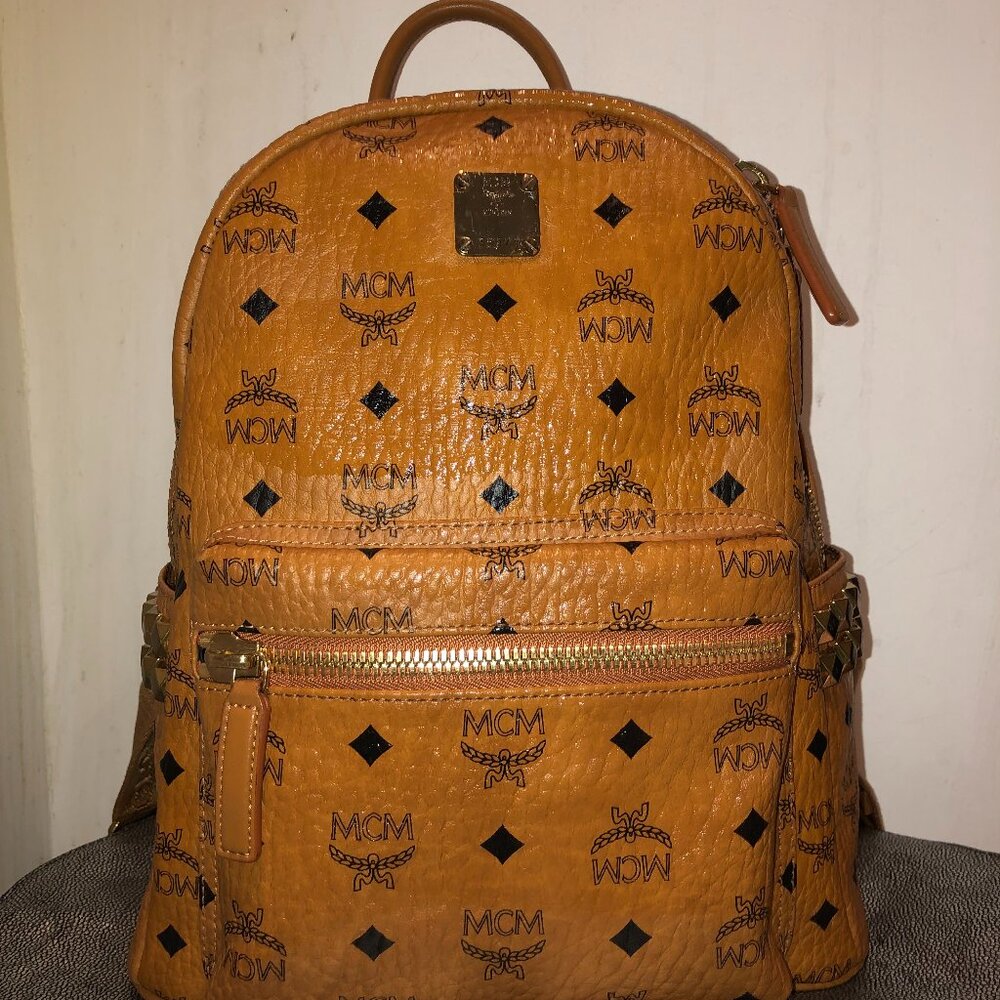 MCM Stark Side Studs Backpack in Visetos- VERY RARE